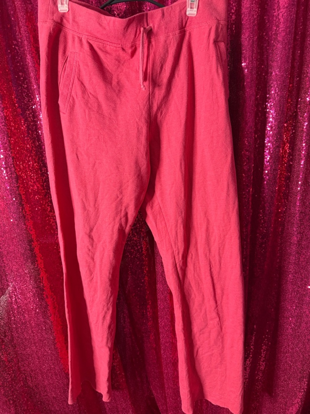 Victoria's Secret Hot Pink Straight Leg Sweatpants